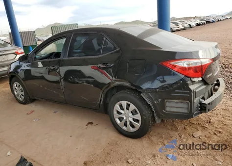 2016 Toyota Corolla L z USA, uszkodzony, nr VIN 2T1BURHE0GC673419